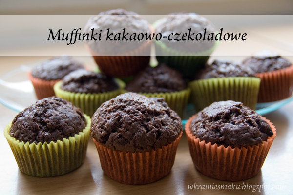 Muffinki kakakowo-czekoladowe